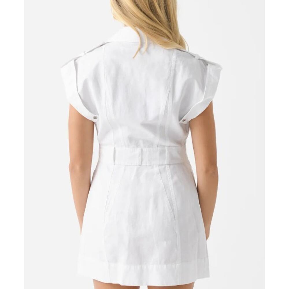 A.L.C. Ryan White Mini Dress Sz. 2 - Picture 4 of 10